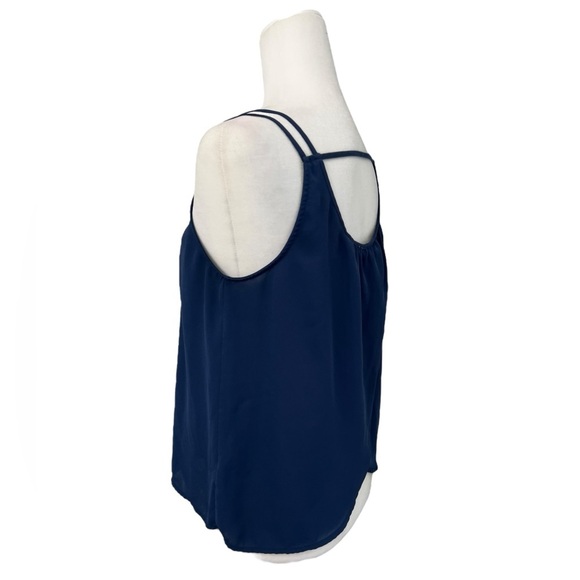 Jaime Navy Blue Sleeveless Tank - Picture 6 of 10